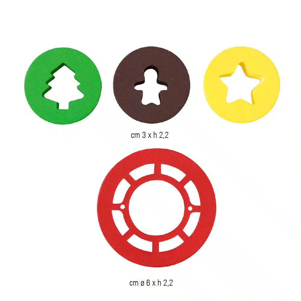 Decora christmas filled cookies cutter set of 4 bij cake, bake & love 7 Decora christmas filled cookies cutter set of 4 - afbeelding 3