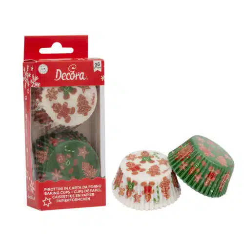 Baking cups gingerbread family 36 stuks