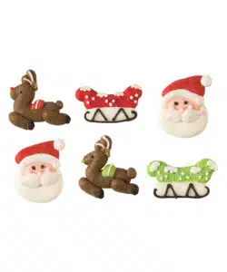 Suikerdecoraties santa claus pk/6 bij cake, bake & love 11 Suikerdecoraties santa claus pk/6 bij cake, bake & love 10