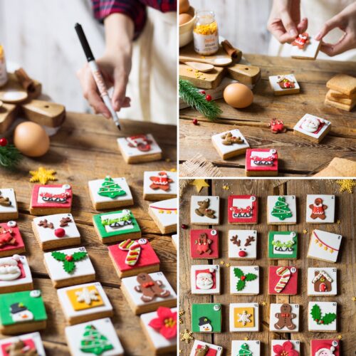 Suikerdecoraties christmas pk/6 bij cake, bake & love 7