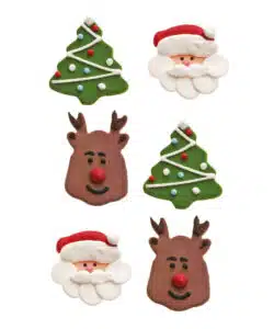 Suikerdecoraties christmas pk/6 bij cake, bake & love 10