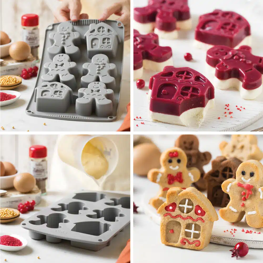 Decora siliconen mal gingerbread man bij cake, bake & love 6 Decora siliconen mal gingerbread man - afbeelding 2
