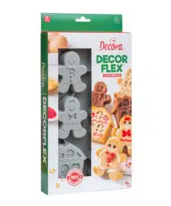 Decora Siliconen mal Gingerbread Man