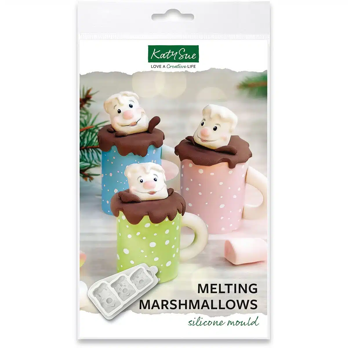 Katy sue siliconen vorm - smeltende marshmallows bij cake, bake & love 5 Katy sue siliconen vorm - smeltende marshmallows