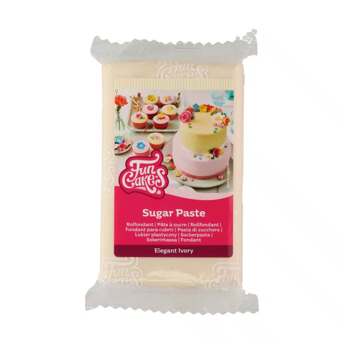 Funcakes rolfondant elegant ivory 250 g bij cake, bake & love 5 Funcakes rolfondant elegant ivory 250 g