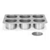 Patisse silver-top mini cheesecakevorm losse bodem 6 vaks ø8 bij cake, bake & love 3