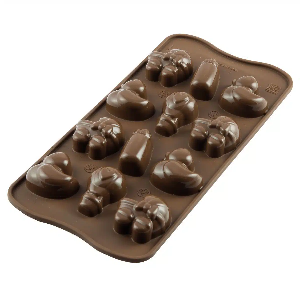 Silikomart chocolate mould baby bij cake, bake & love 5 Silikomart chocolate mould baby