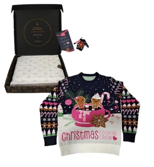 Christmas cookie crew sweater bij cake, bake & love 9