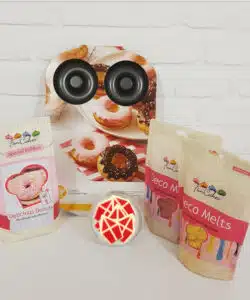 Sinterklaas Donuts Pakket twee kleuren met chocolade mijters