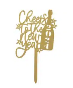 Caketopper Cheers to the New Year 2024