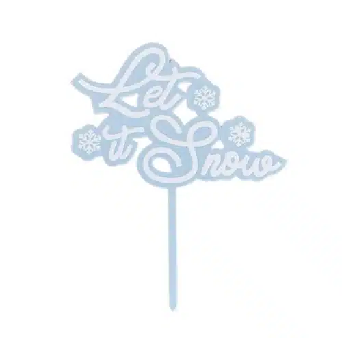 Caketopper let it snow