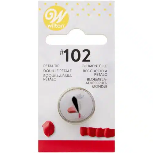 Wilton decorating tip #102 petal carded