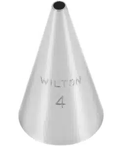 Wilton decorating tip #004 rond bij cake, bake & love 8