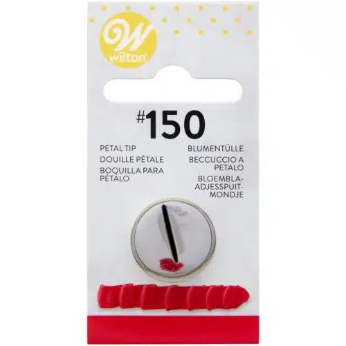 Wilton decorating tip #150 carnation petal carded