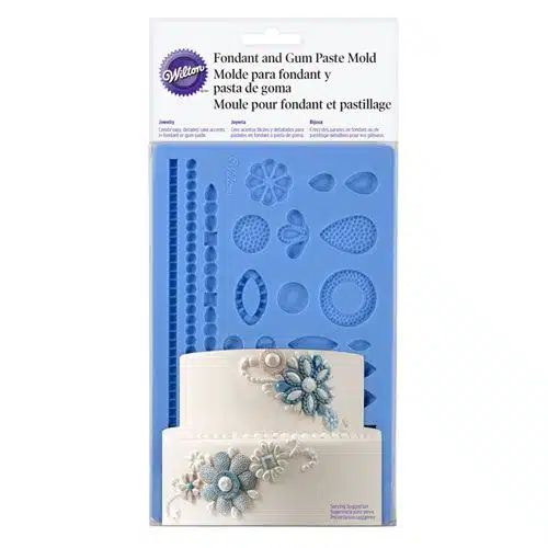 Wilton fondant & gum paste mould jewelry bij cake, bake & love 6 Wilton fondant & gum paste mould jewelry - afbeelding 2