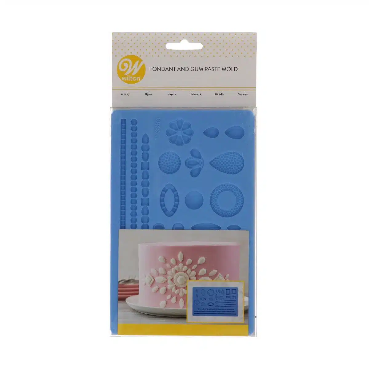 Wilton fondant & gum paste mould jewelry bij cake, bake & love 5 Wilton fondant & gum paste mould jewelry