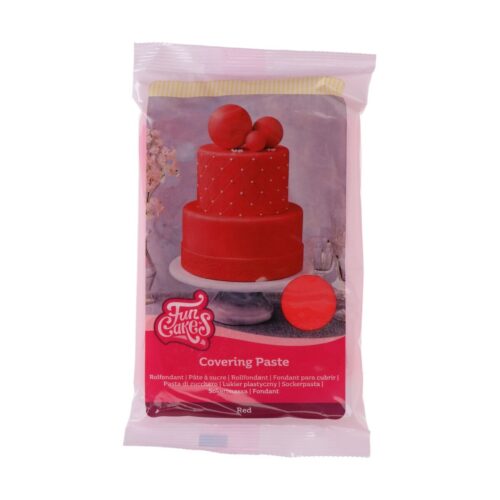 Funcakes covering paste 500g rood bij cake, bake & love 3