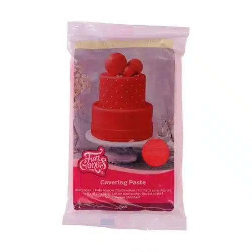 Funcakes covering paste 500g rood
