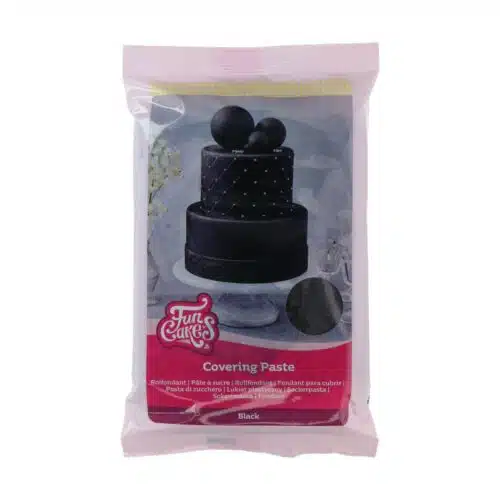 Funcakes covering paste 500g zwart