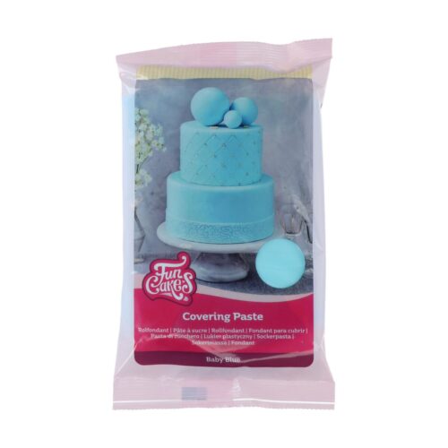 Funcakes covering paste 500g baby blauw bij cake, bake & love 3