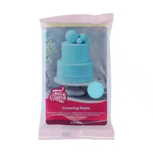 Funcakes covering paste 500g baby blauw