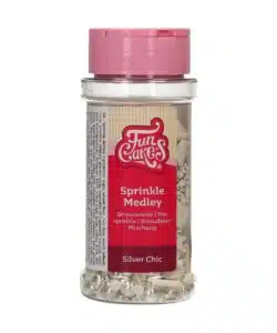 FunCakes Sprinkle Medley Silver Chic 65 g