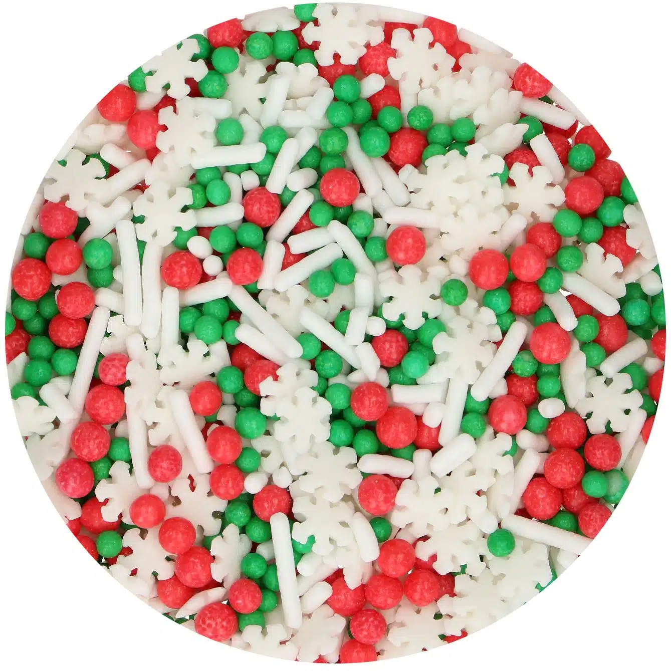 Funcakes sprinkle medley christmas 180 g bij cake, bake & love 6 Funcakes sprinkle medley christmas 180 g - afbeelding 2