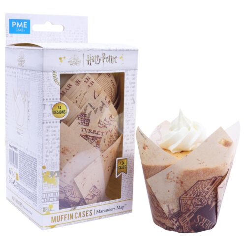 Pme tulip shaped muffin cases - harry potter marauders map bij cake, bake & love 7