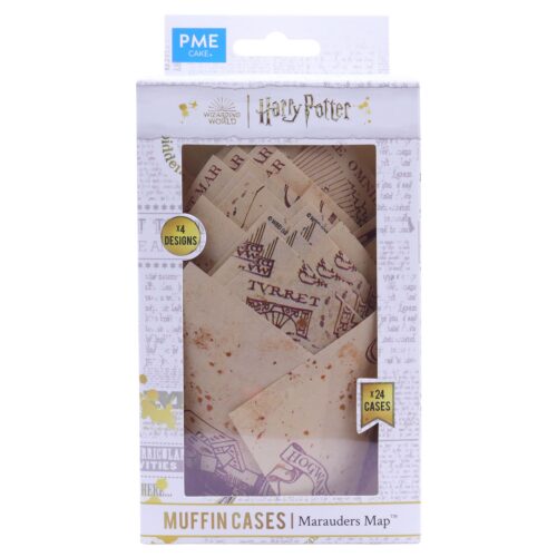 Pme tulip shaped muffin cases - harry potter marauders map bij cake, bake & love 5