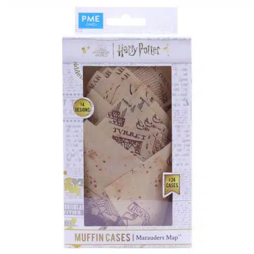 Pme tulip shaped muffin cases - harry potter marauders map