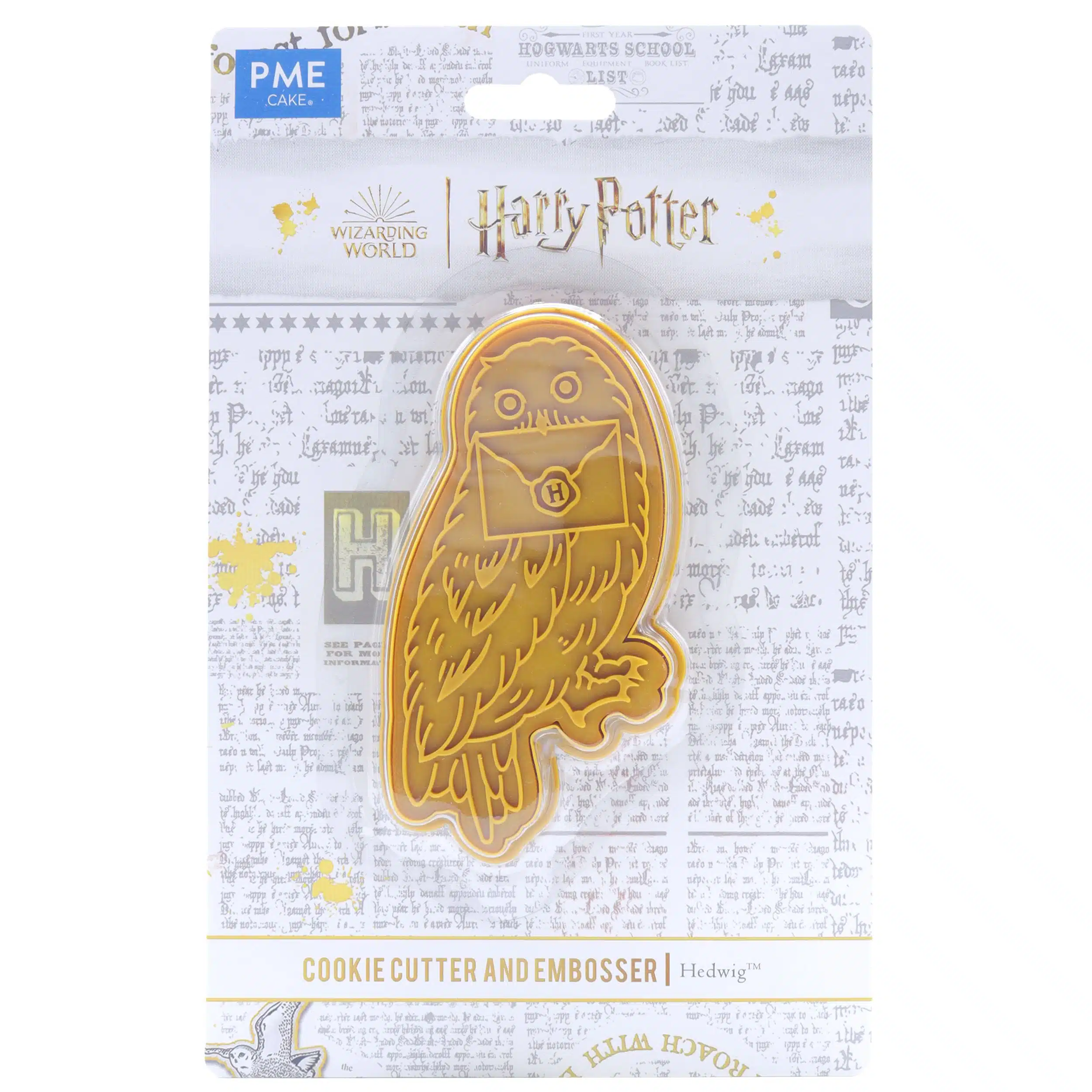Pme cookie cutter & embosser - harry potter hedwig bij cake, bake & love 5 Pme cookie cutter & embosser - harry potter hedwig