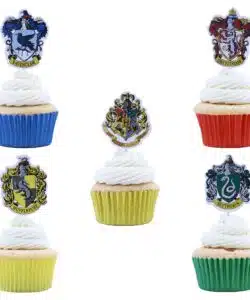 Alternative view of PME Cupcake and Treat Toppers - Harry Potter Crests