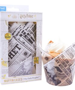 Pme tulip shaped muffin cases - harry potter the daily prophet bij cake, bake & love 13