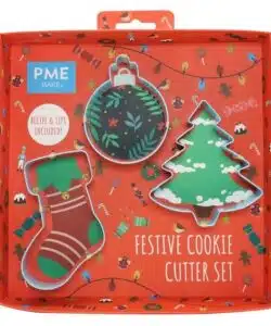 PME Cookie Cutters Festive Christmas set 3