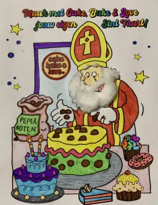 Ananya 6 jaar Tekeningsint bij cake, bake & love 28