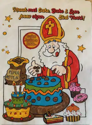 Bas 9 jaar Tekeningsint bij cake, bake & love 30