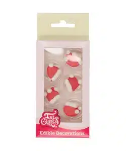 FunCakes Suikerdecoratie Kerstmuts Set/12