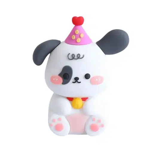 Caketopper plastic poppetje hond bij cake, bake & love 5 Caketopper plastic poppetje hond
