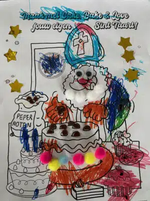 Linde 3 jaar Tekeningsint bij cake, bake & love 8