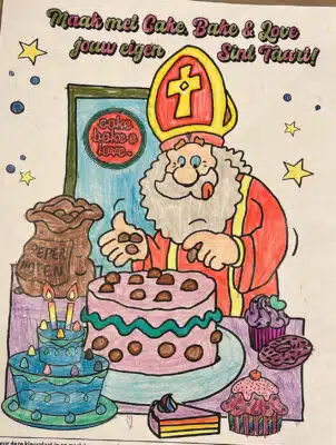 Nova 7 jaar Tekeningsint bij cake, bake & love 20