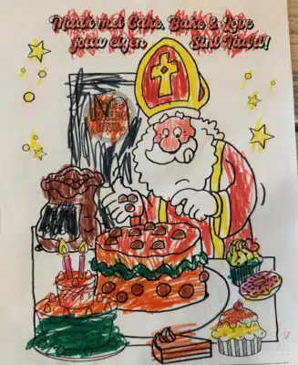 Otis 8 jaar Tekeningsint bij cake, bake & love 33