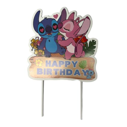 Caketopper stitch happy birthday bij cake, bake & love 5
