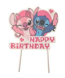 Caketopper Stitch Happy Birthday
