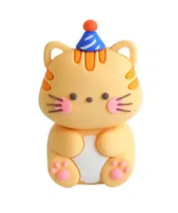 Caketopper Plastic Poppetje Poes