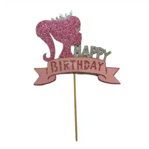 Caketopper barbie happy birthday