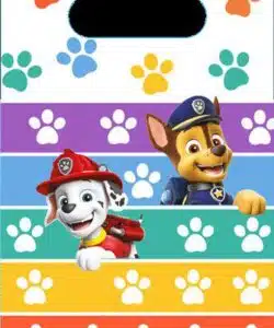 Uitdeelzakjes Paw Patrol (16x24cm, 8st)