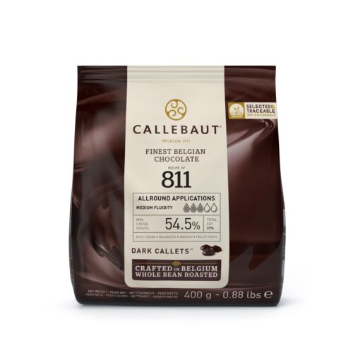 Callebaut chocolade callets -puur- 400g bij cake, bake & love 5