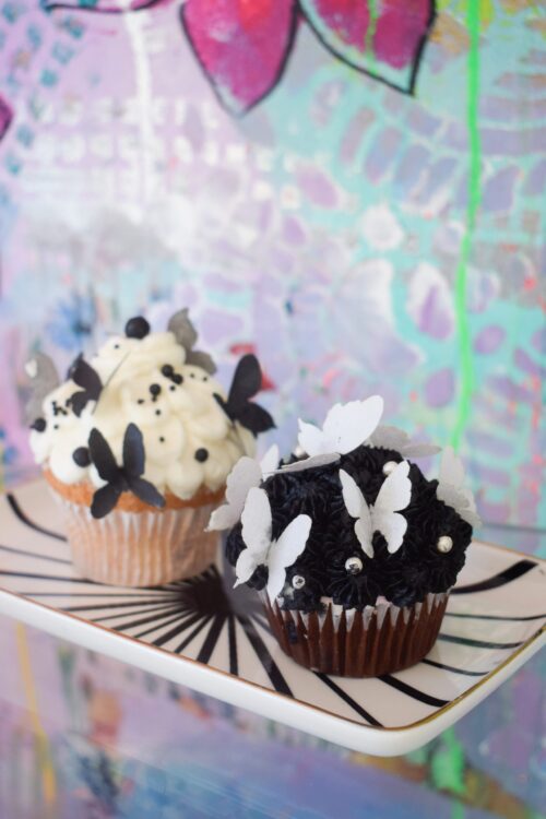 Crystal candy edible butterflies - ebony bij cake, bake & love 7