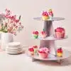 Funcakes 3 tier cupcake stand display - white bij cake, bake & love 3