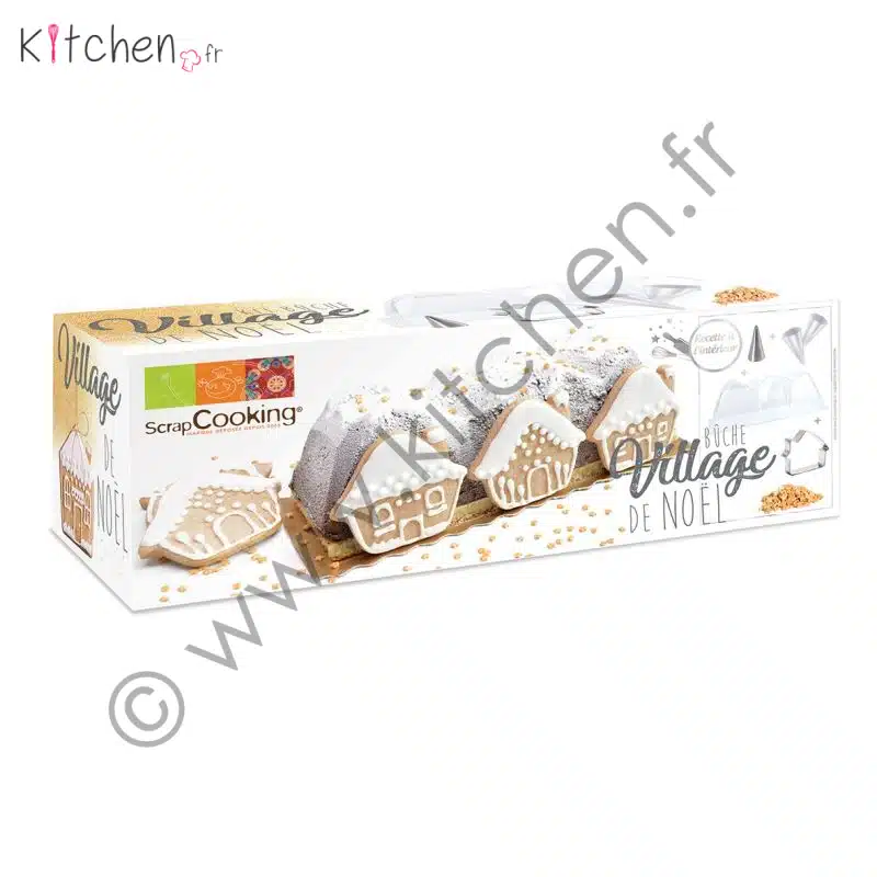 Scrapcooking buche village bij cake, bake & love 5 Scrapcooking buche village